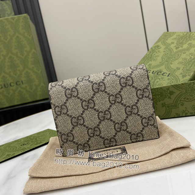 Gucci專櫃古馳最新款Marmont系列卡包零錢包卡夾 jh2292型號：790055
